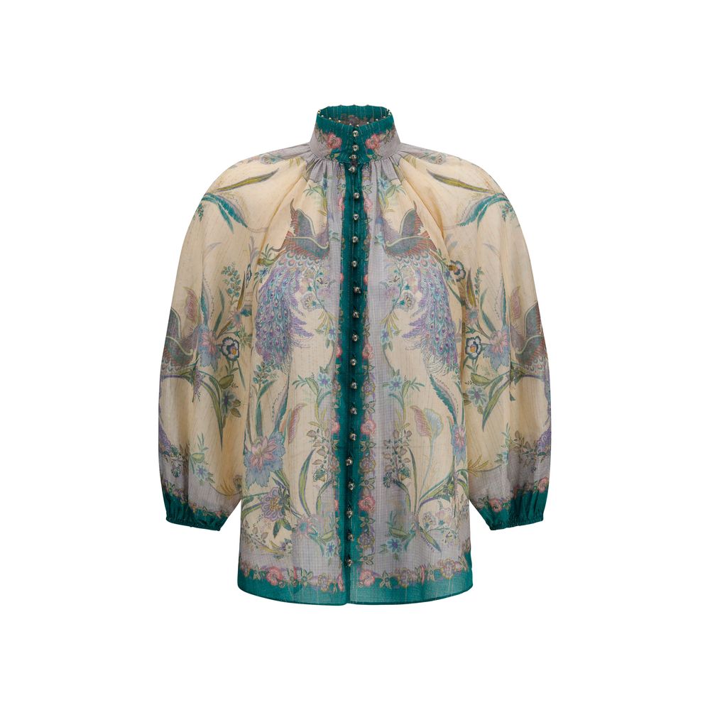 Zimmermann Multicolor Cotton Pattern Shirt